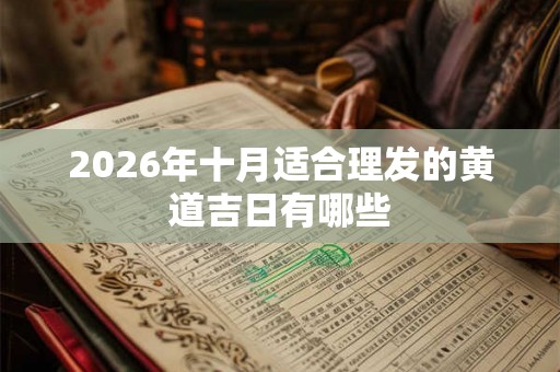 2026年十月适合理发的黄道吉日有哪些 2026年十月适合理发的黄道吉日有哪些