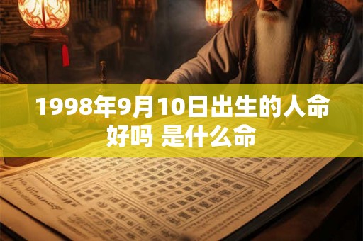 1998年9月10日出生的人命好吗 是什么命
