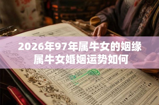 2026年97年属牛女的姻缘 属牛女婚姻运势如何