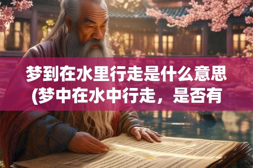 梦到在水里行走是什么意思(梦中在水中行走，是否有特殊含义？)