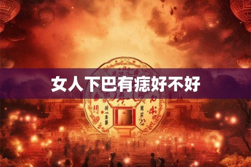 女人下巴有痣好不好 女人下巴有痣好不好
