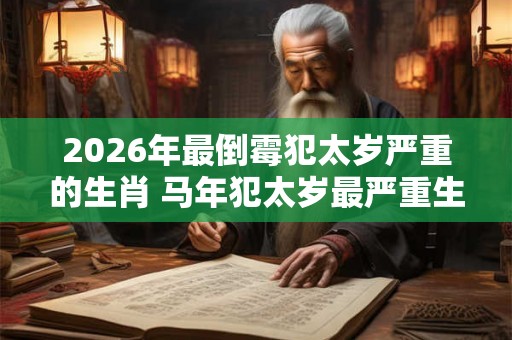 2026年最倒霉犯太岁严重的生肖 马年犯太岁最严重生肖排行