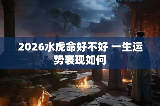 2026水虎命好不好 一生运势表现如何