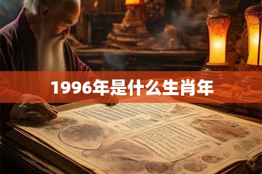 1996年是什么生肖年