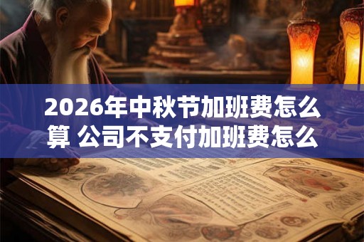 2026年中秋节加班费怎么算 公司不支付加班费怎么办