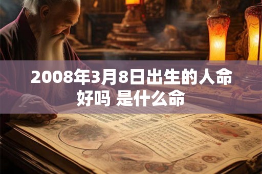 2008年3月8日出生的人命好吗 是什么命