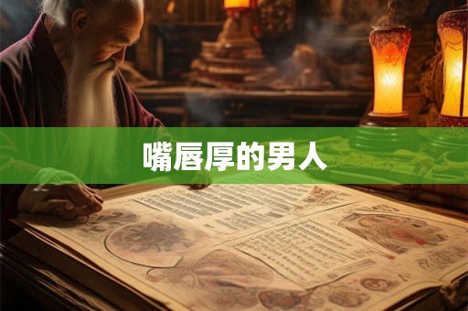 嘴唇厚的男人