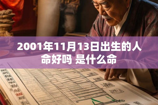 2001年11月13日出生的人命好吗 是什么命