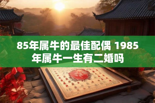 85年属牛的最佳配偶 1985年属牛一生有二婚吗