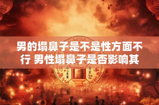 男的塌鼻子是不是性方面不行 男性塌鼻子是否影响其性能力