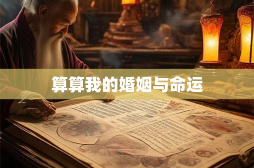 算算我的婚姻与命运 算算我的婚姻与命运