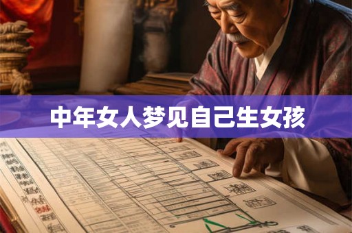 中年女人梦见自己生女孩