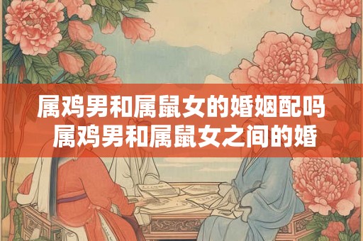属鸡男和属鼠女的婚姻配吗 属鸡男和属鼠女之间的婚姻是否合适 属鸡男和属鼠女的婚姻配吗 属鸡男和属鼠女之间的婚姻是否合适