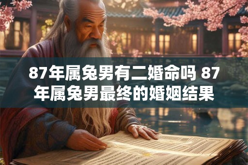 87年属兔男有二婚命吗 87年属兔男最终的婚姻结果 87年属兔男有二婚命吗 87年属兔男最终的婚姻结果