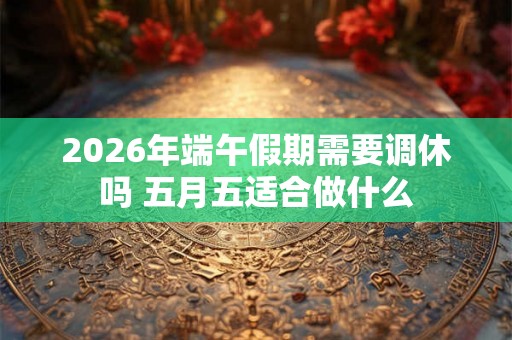 2026年端午假期需要调休吗 五月五适合做什么 2026年端午假期需要调休吗 五月五适合做什么