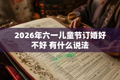 2026年六一儿童节订婚好不好 有什么说法 2026年六一儿童节订婚好不好 有什么说法