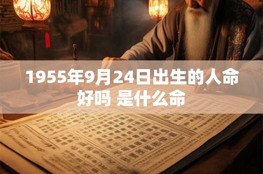 1955年9月24日出生的人命好吗 是什么命