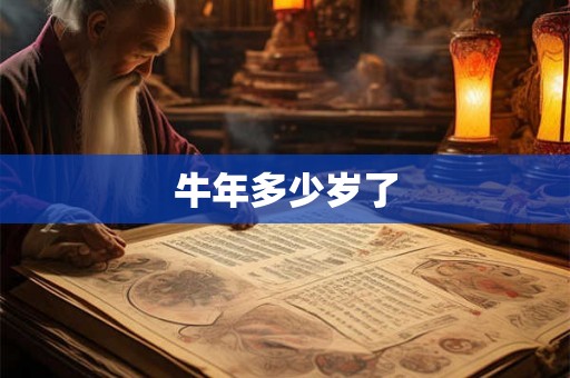 牛年多少岁了