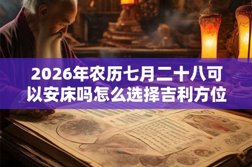 2026年农历七月二十八可以安床吗怎么选择吉利方位