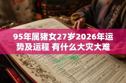 95年属猪女27岁2026年运势及运程 有什么大灾大难 95年属猪女27岁2026年运势及运程 有什么大灾大难
