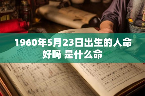1960年5月23日出生的人命好吗 是什么命