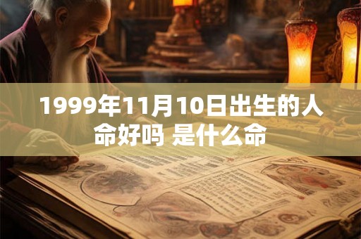 1999年11月10日出生的人命好吗 是什么命
