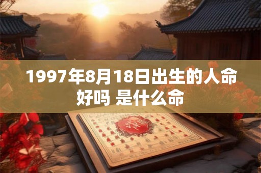 1997年8月18日出生的人命好吗 是什么命 1997年8月18日出生的人命好吗 是什么命