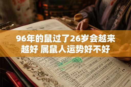 96年的鼠过了26岁会越来越好 属鼠人运势好不好 96年的鼠过了26岁会越来越好 属鼠人运势好不好