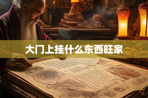 大门上挂什么东西旺家