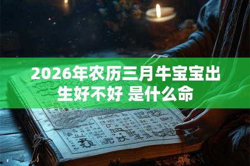 2026年农历三月牛宝宝出生好不好 是什么命 2026年农历三月牛宝宝出生好不好 是什么命