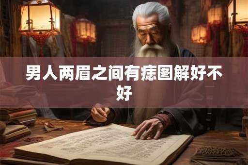 男人两眉之间有痣图解好不好