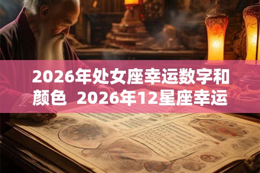 2026年处女座幸运数字和颜色 2026年12星座幸运色 2026年处女座幸运数字和颜色 2026年12星座幸运色