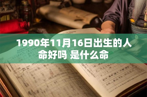 1990年11月16日出生的人命好吗 是什么命 1990年11月16日出生的人命好吗 是什么命
