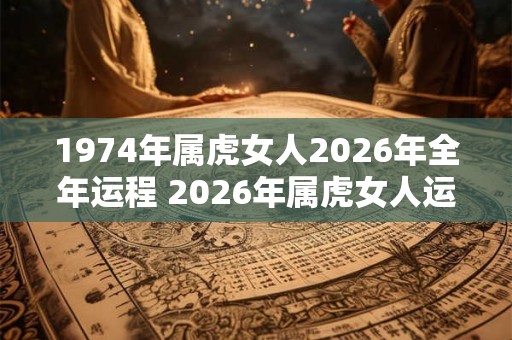 1974年属虎女人2026年全年运程 2026年属虎女人运势如何