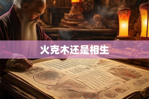 火克木还是相生