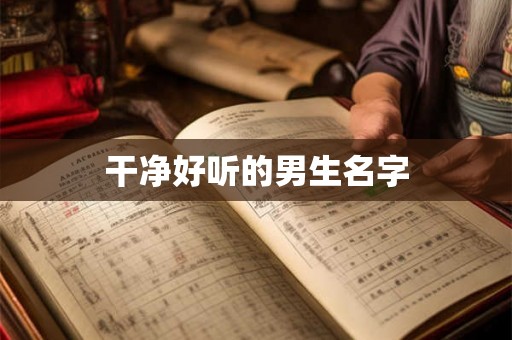 干净好听的男生名字 干净好听的男生名字