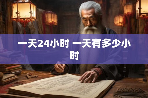 一天24小时 一天有多少小时