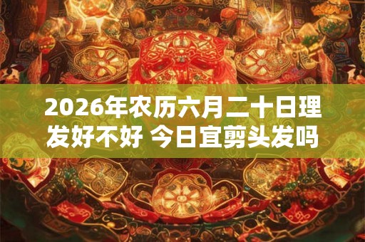 2026年农历六月二十日理发好不好 今日宜剪头发吗