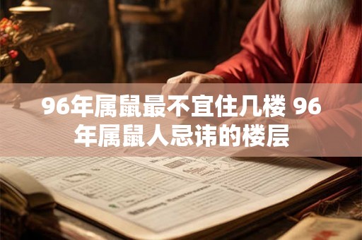 96年属鼠最不宜住几楼 96年属鼠人忌讳的楼层