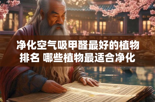 净化空气吸甲醛最好的植物排名 哪些植物最适合净化空气和吸收甲醛