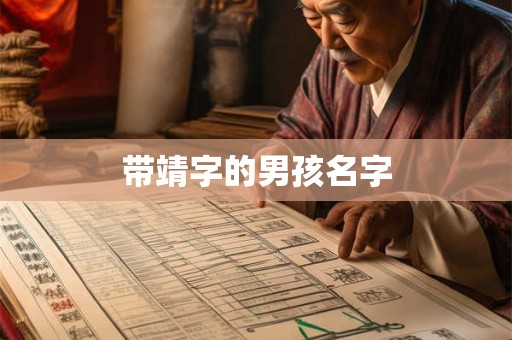 带靖字的男孩名字