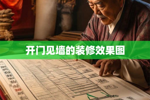 开门见墙的装修效果图