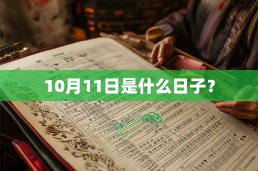 10月11日是什么日子？