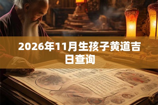 2026年11月生孩子黄道吉日查询