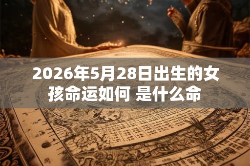 2026年5月28日出生的女孩命运如何 是什么命