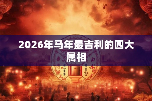 2026年马年最吉利的四大属相 2026年马年最吉利的四大属相