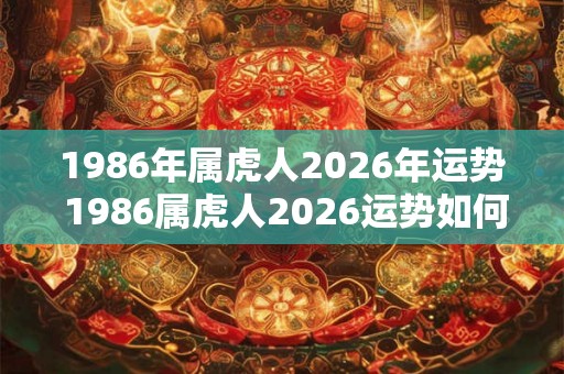 1986年属虎人2026年运势 1986属虎人2026运势如何