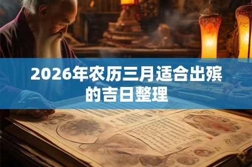 2026年农历三月适合出殡的吉日整理