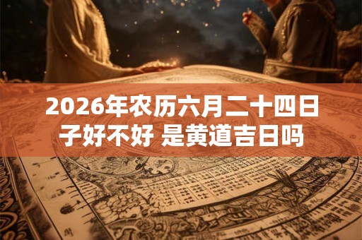 2026年农历六月二十四日子好不好 是黄道吉日吗