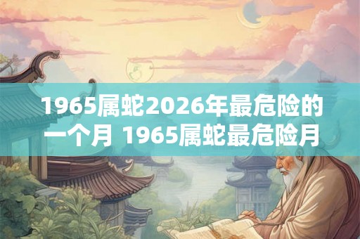 1965属蛇2026年最危险的一个月 1965属蛇最危险月份是哪个 1965属蛇2026年最危险的一个月 1965属蛇最危险月份是哪个